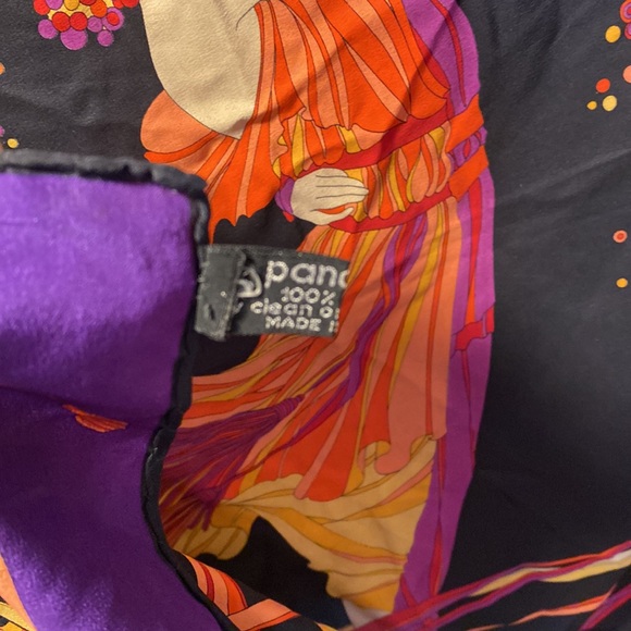 Vintage Pancaldi Silk Scarf Made in Italy - Picture 4 of 5